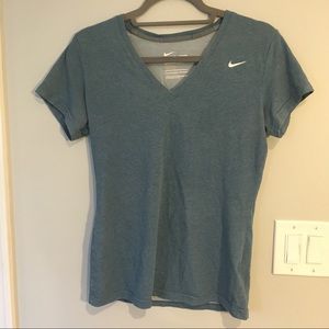 Nike light blue workout shirt
